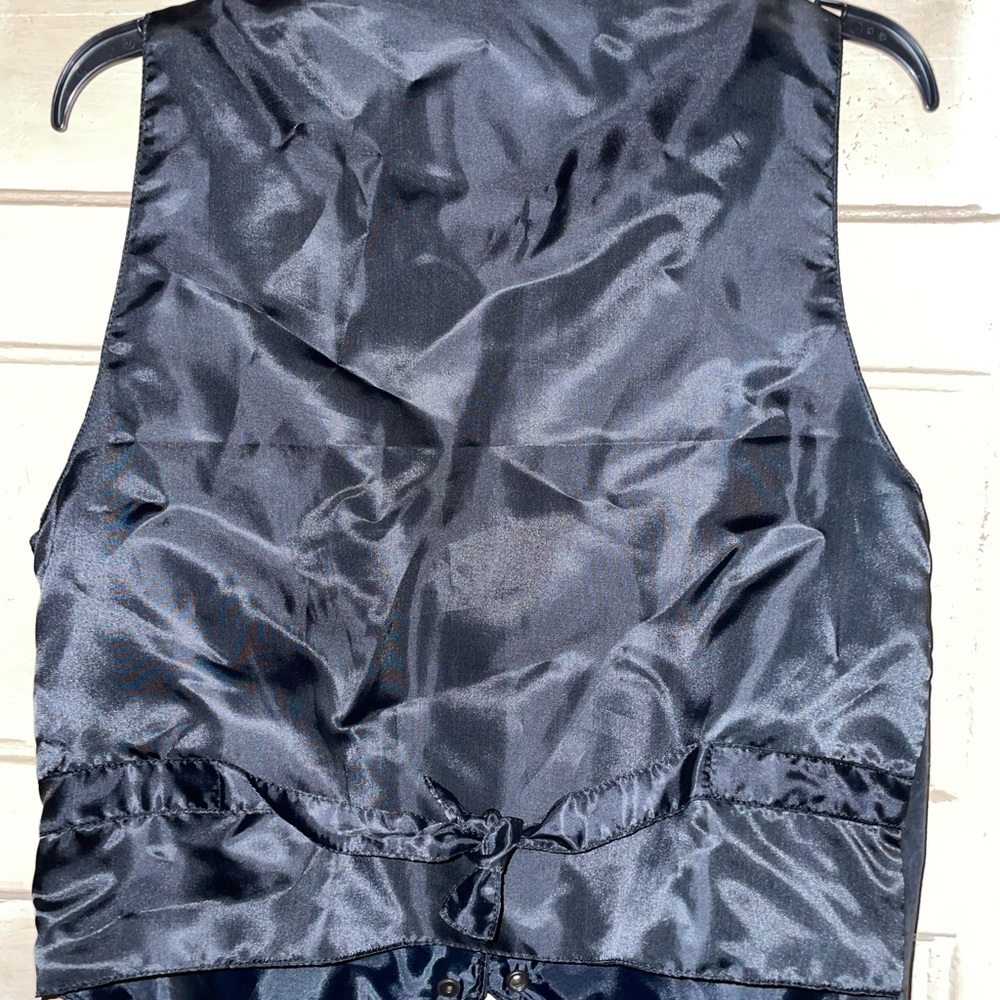 Suede fringed vest